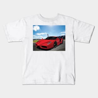 Ferrari Enzo Cartoon Kids T-Shirt